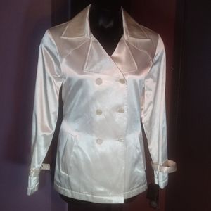 Black Rivet Rain Jacket